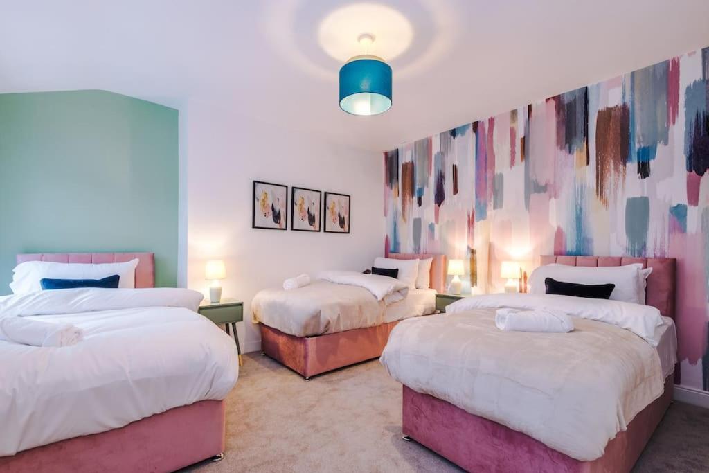 Vila 5 Bed Salford Sanctuary Retreat Manchester Exteriér fotografie